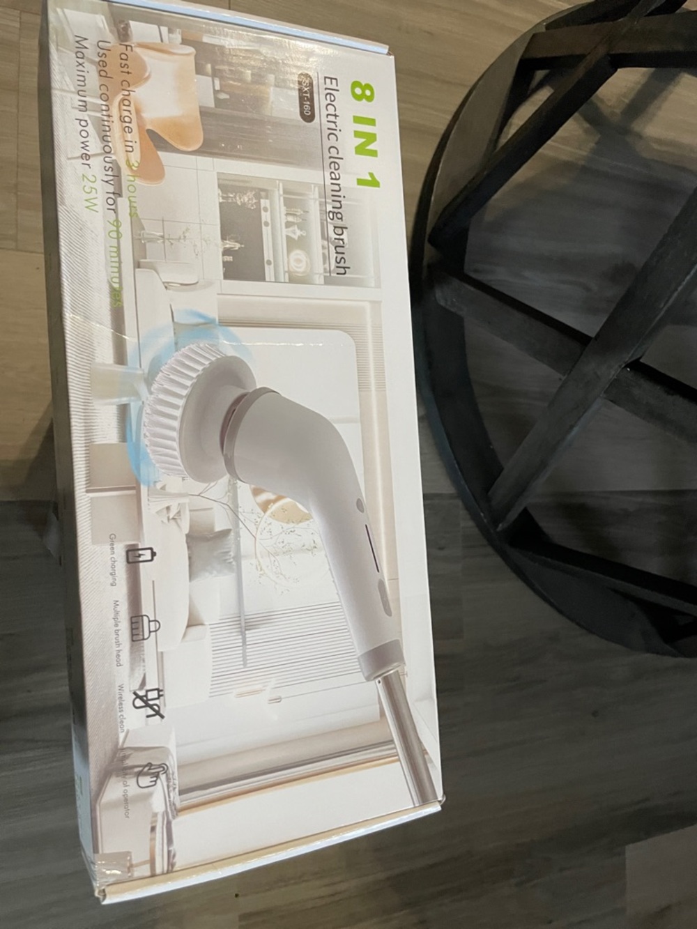8 IN 1 Electric Cleaning Brush - White